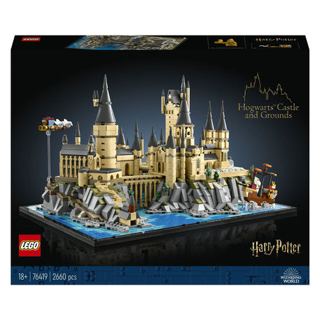 Lego Harry Potter Hogwarts Schloss und Gelände großes Set für Erwachsene – 76419