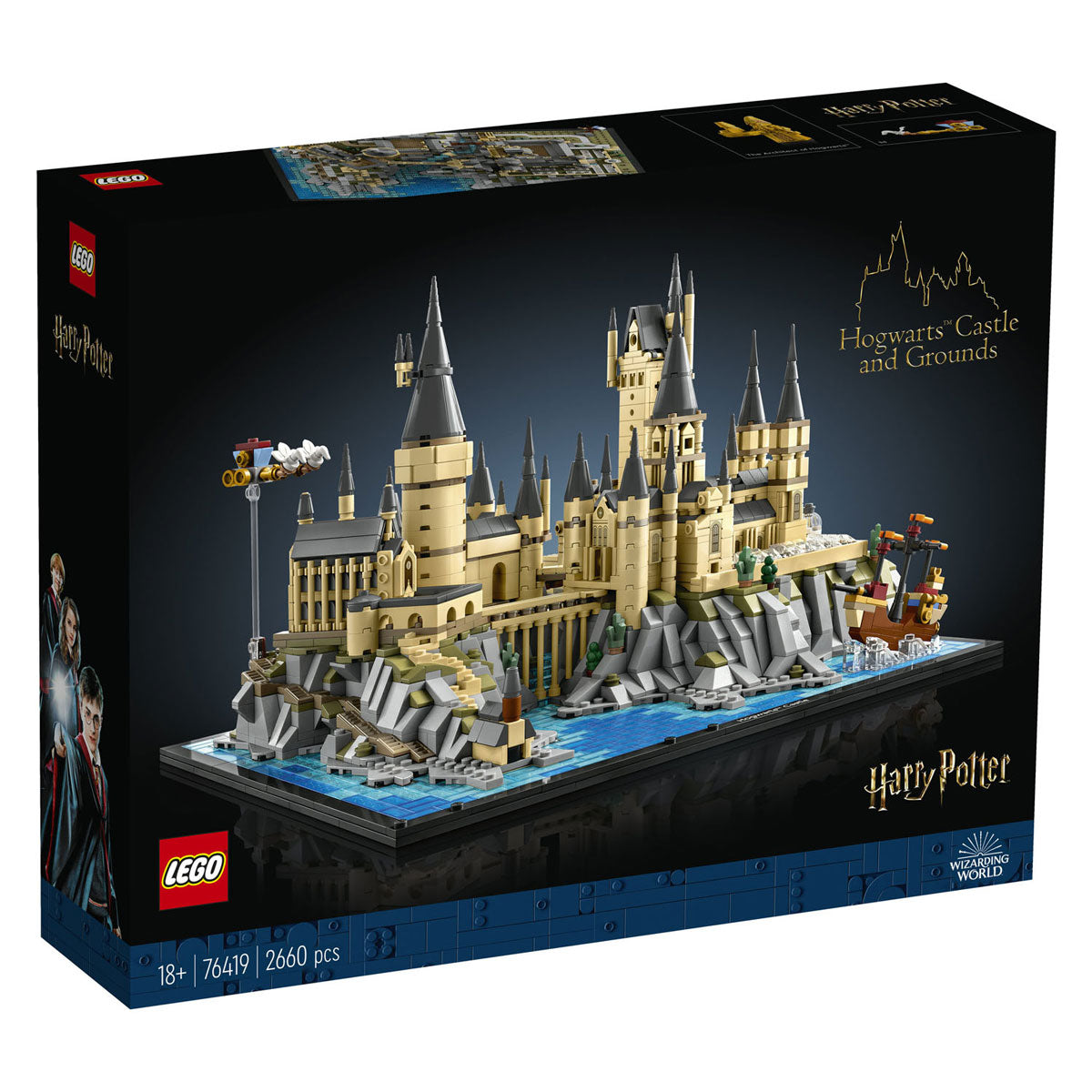 Lego Harry Potter Hogwarts Schloss und Gelände großes Set für Erwachsene – 76419
