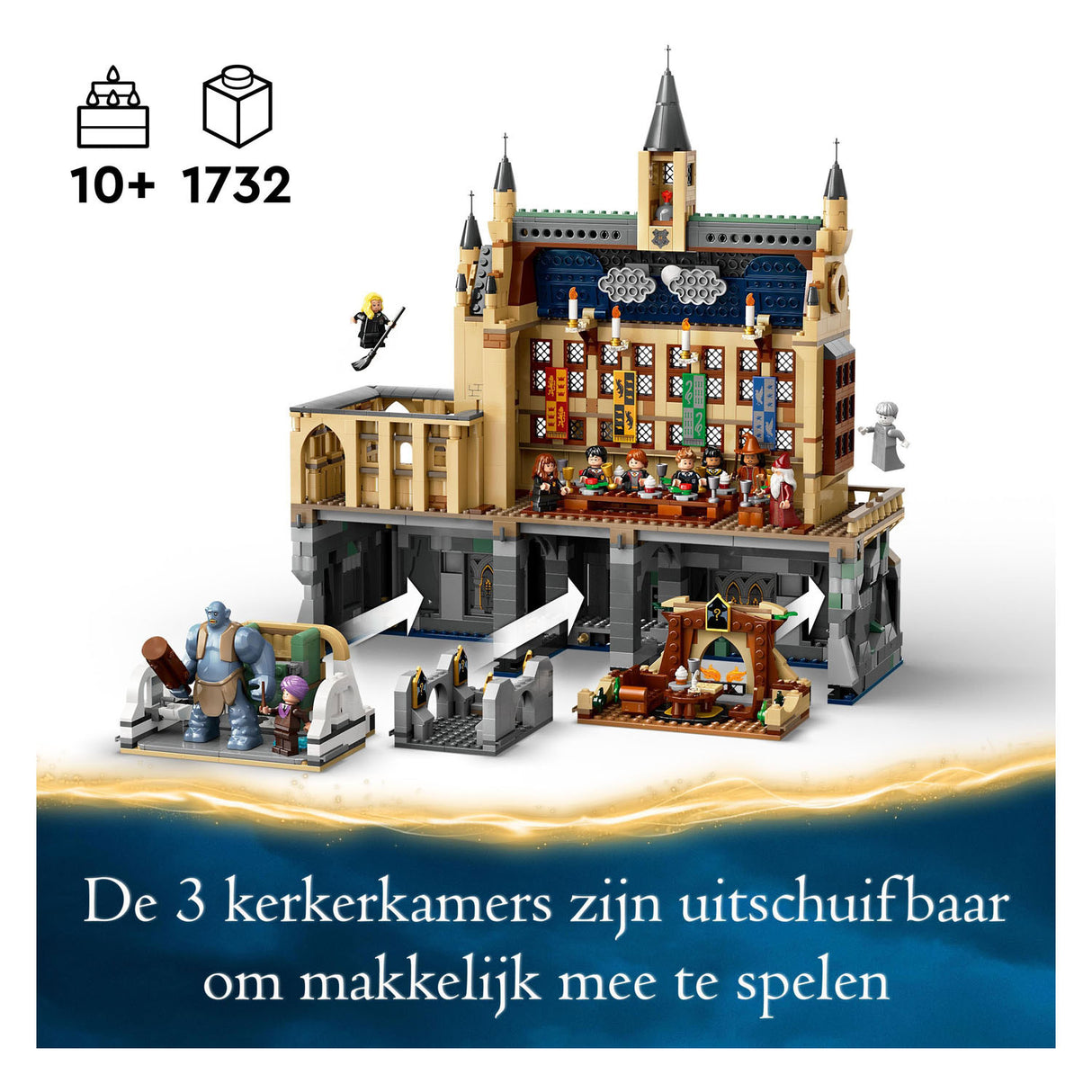 Lego Harry Potter 76435 Schloss Hogwarts, die große Halle