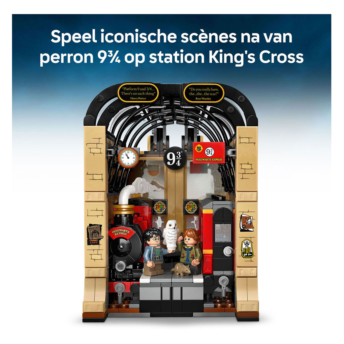 Lego Harry Potter Buchstütze: Der Hogwarts Express Bausatz – 76450