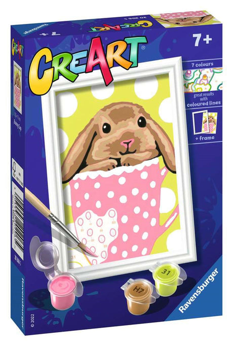 Ravensburger Kreart Gemälde bei Nummer - Konijntje Beker