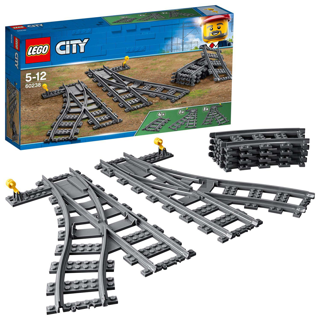 Lego lego city trein 60238 wissels