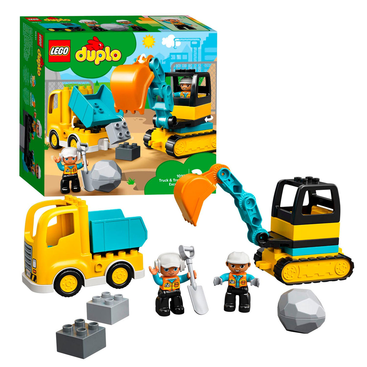 Lego duplo 10931 truck graafmachine met rupsbanden