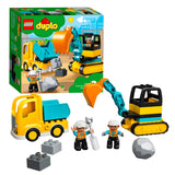 LEGO DUPLO LEGO DUPLO 10931 ESCAVATORE DI TRUCK con Caterpillari