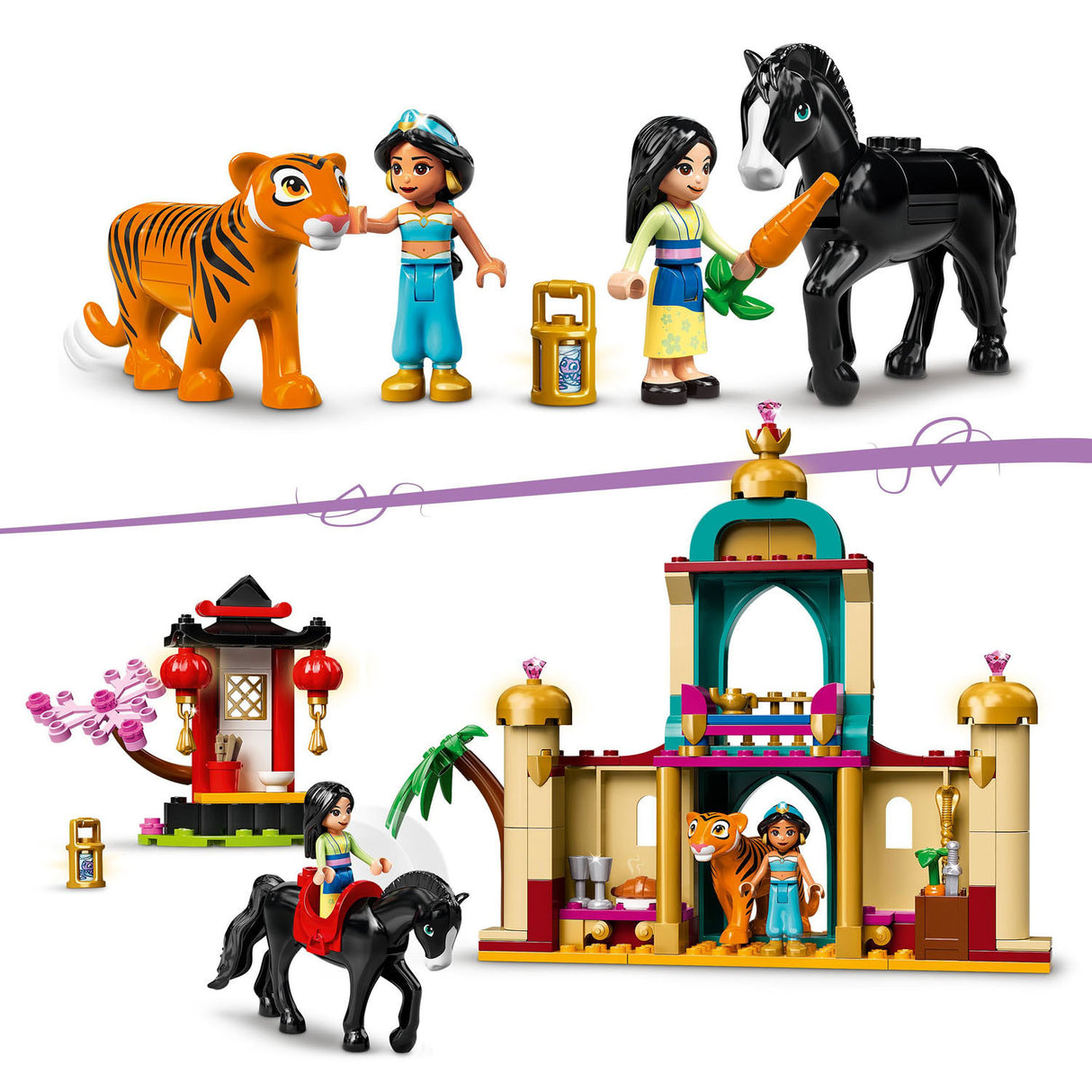 LEGO LEGO Princess 43208 Jasmines and Mulans Adventure