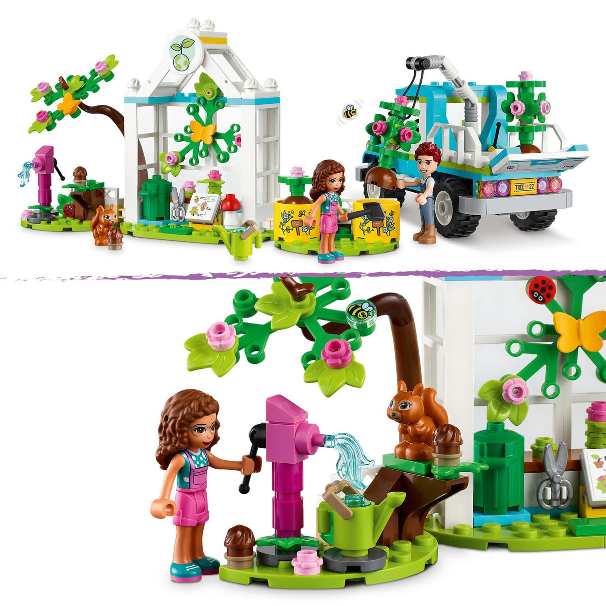 Lego LEGO Friends 41707 Bomenplantwagen