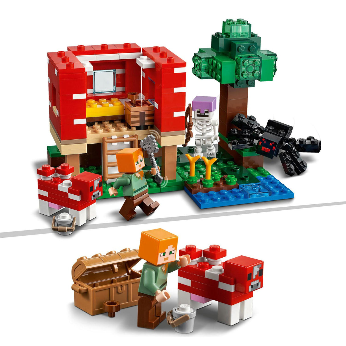 Lego Lego Minecraft 21179 The Mushroom House