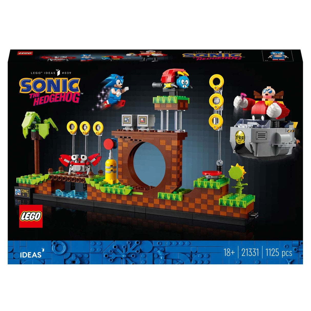 Lego lego 21331 the hedgehog green hill zone