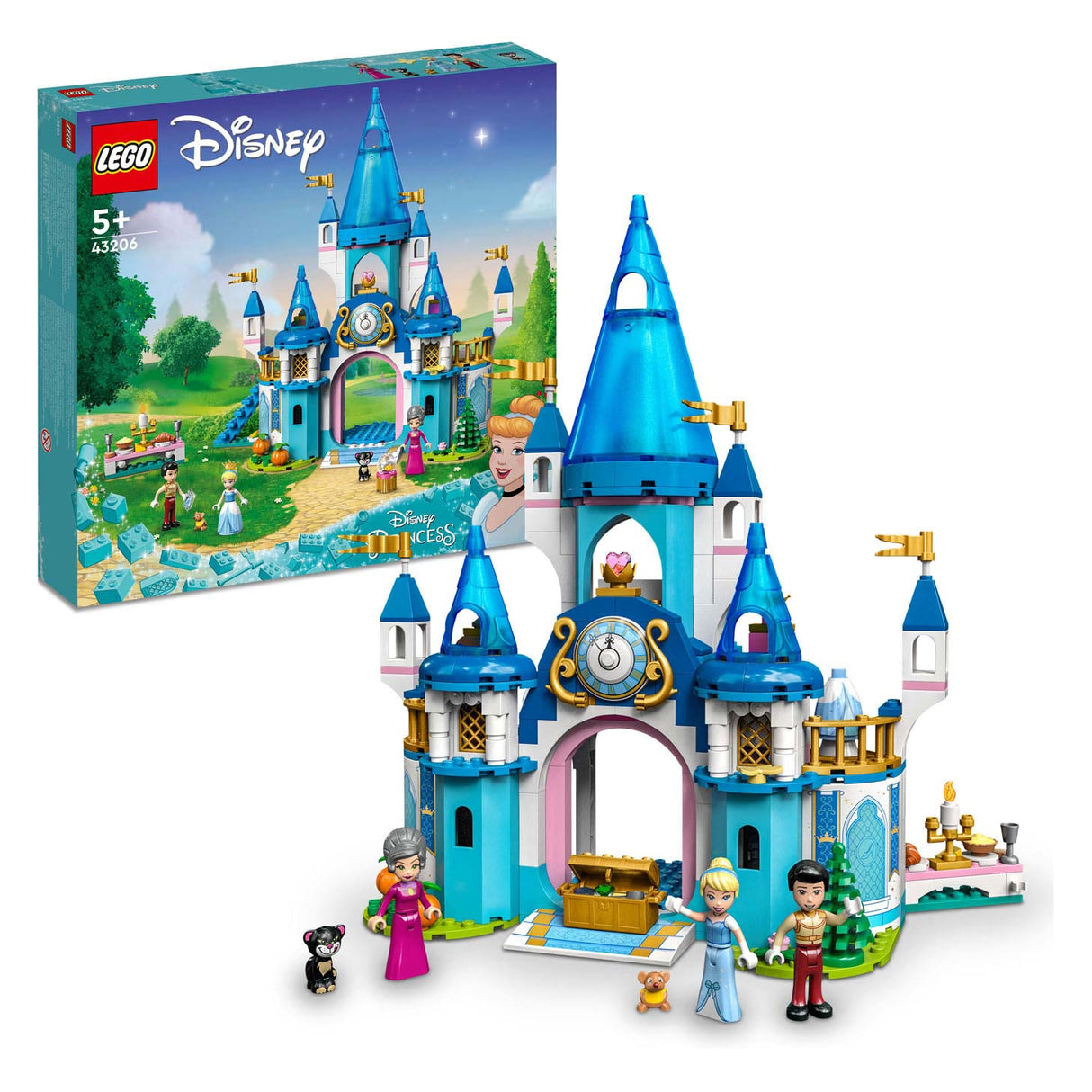 LEGO LEGO PRINCESS 43206 The castle of Cinderella and the Prince