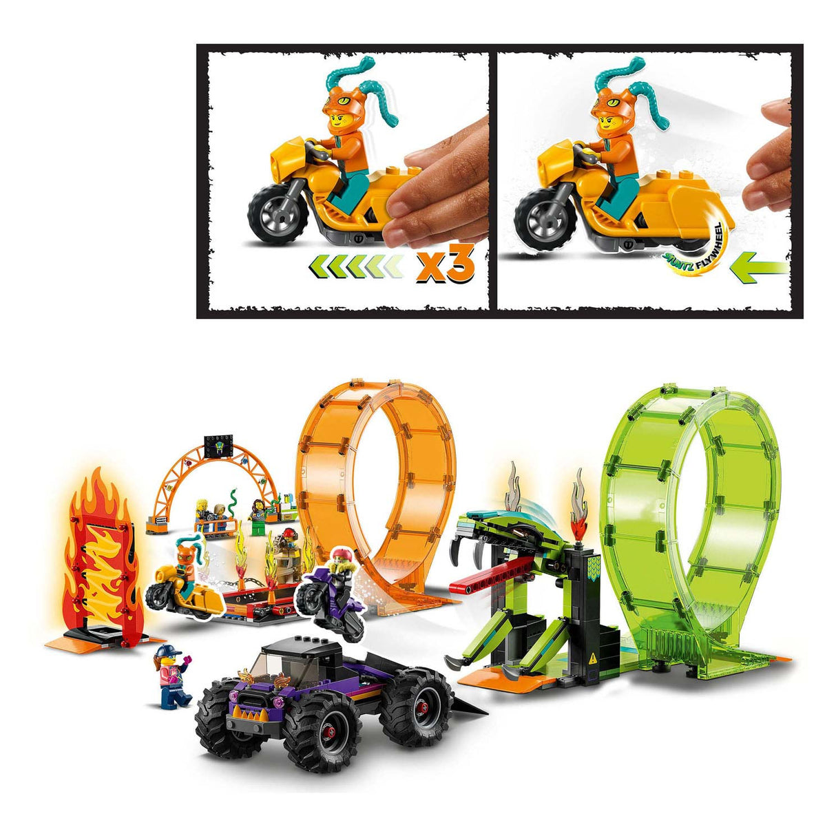 Lego Lego City 60339 Dobbelt utseende Stunt Arena