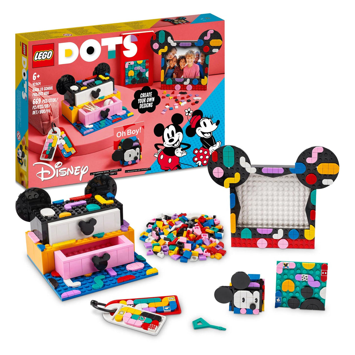 Lego Lego Dots 41964 Mickey Minnie Mouse: Tilbake til skolen