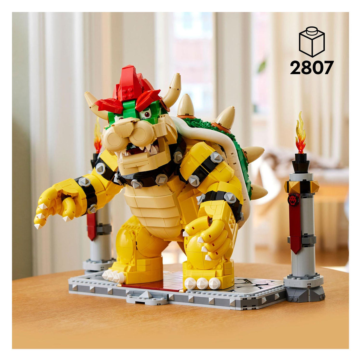 LEGO LEGO Super Mario 71411 Der mächtige Bowser -Modellkonstruktionssatz