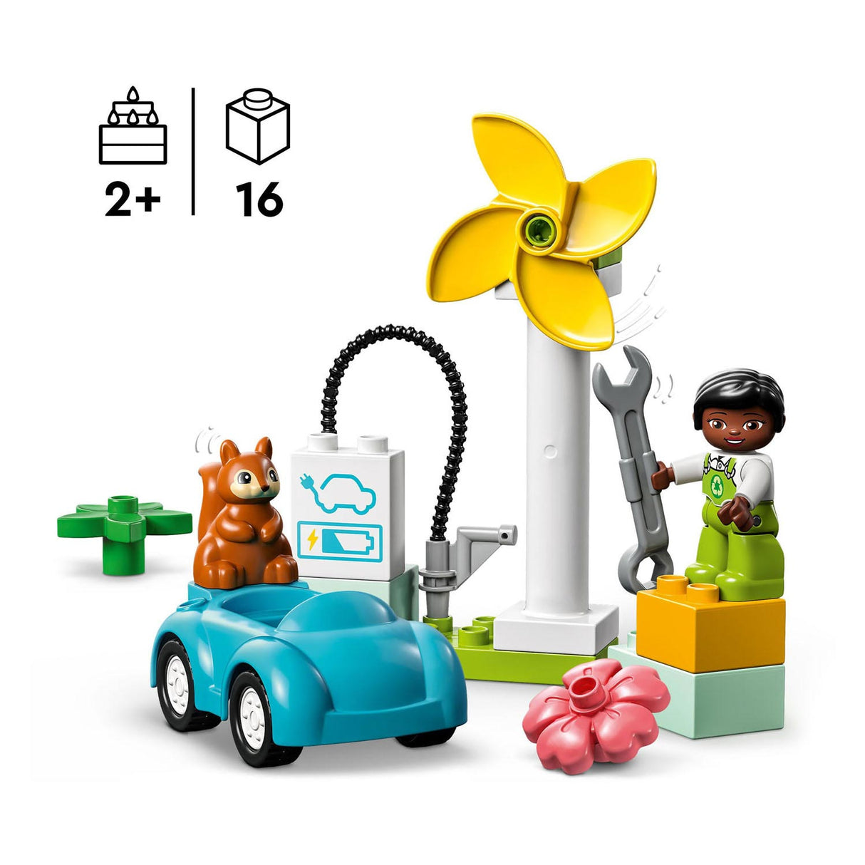 LEGO DUPLO LEGO DUPLO 10985 Molino de viento y automóvil eléctrico