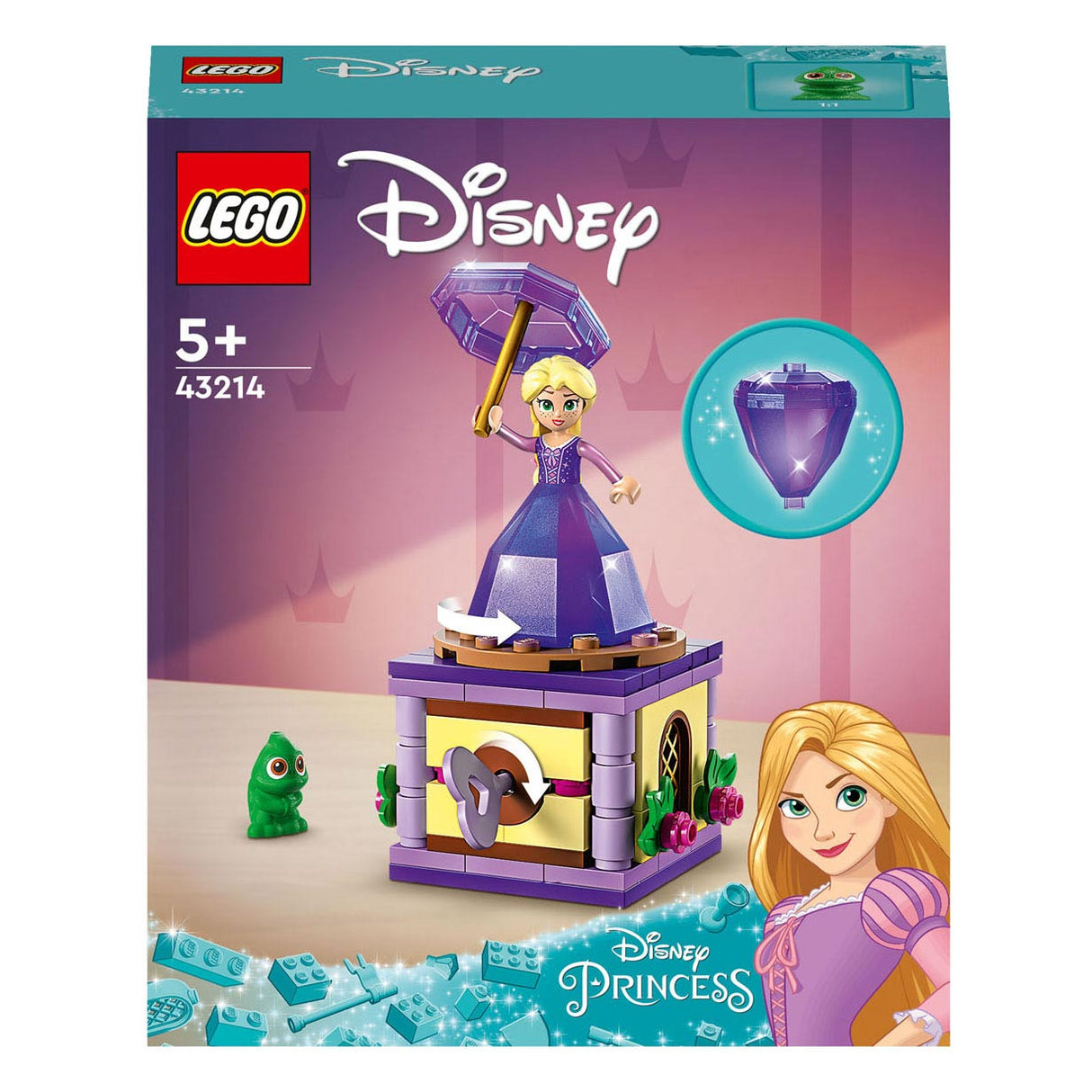 Lego lego 43214 draaiende rapunzel