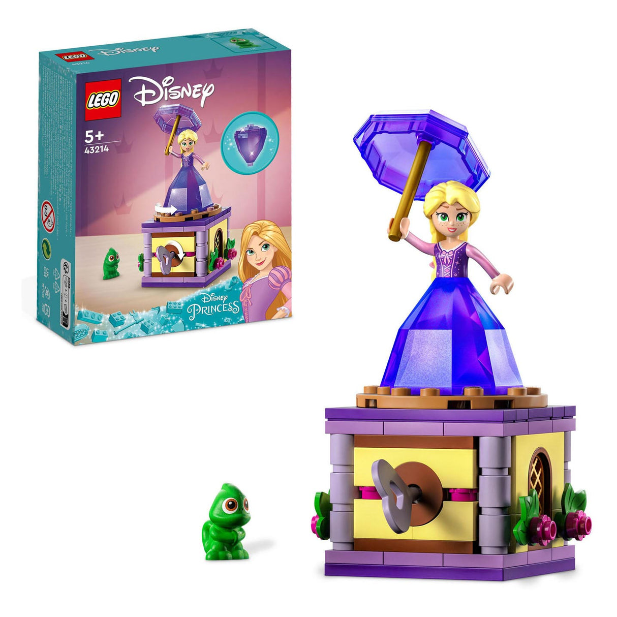 Lego lego 43214 draaiende rapunzel