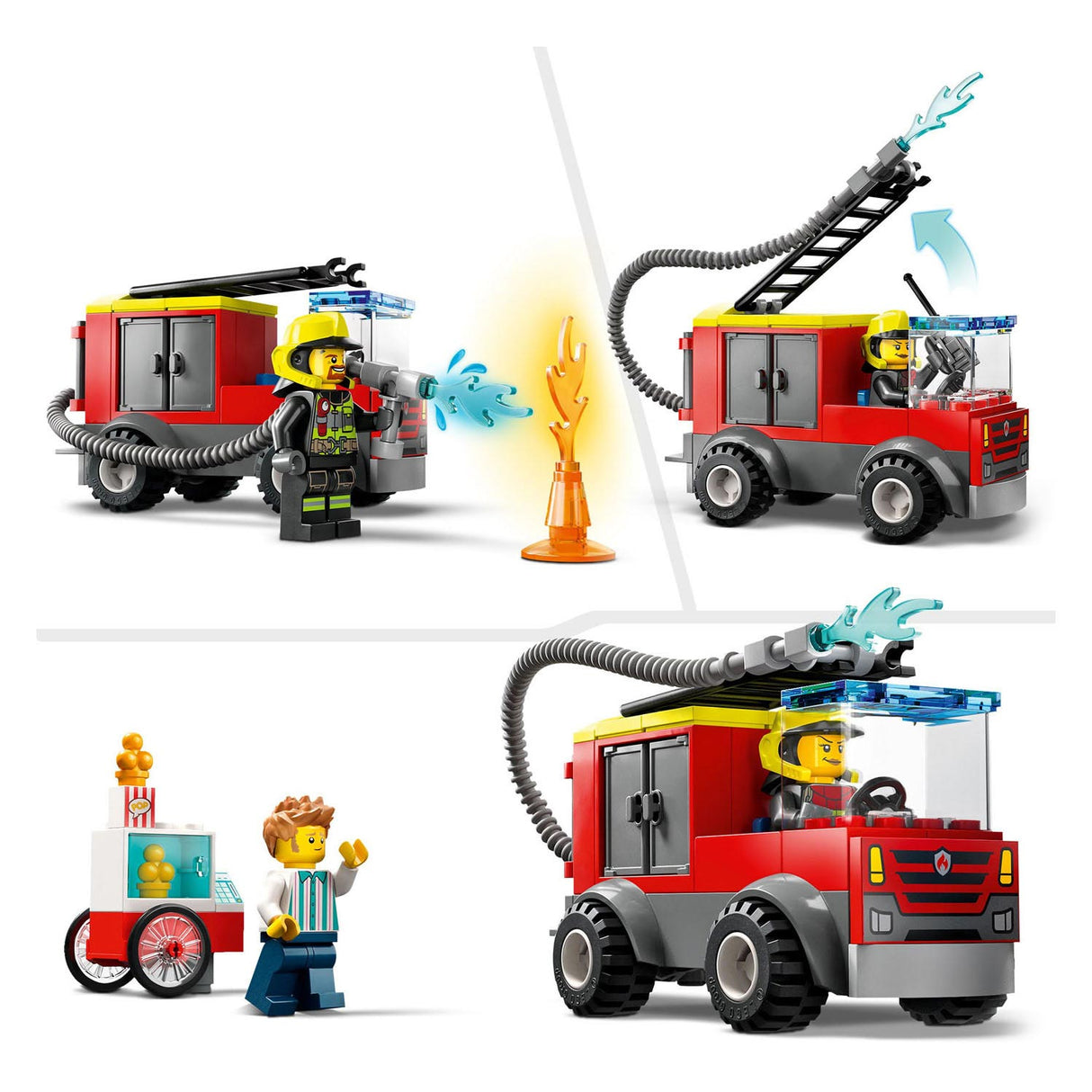 LEGO City 60375 Fire station and fire truck