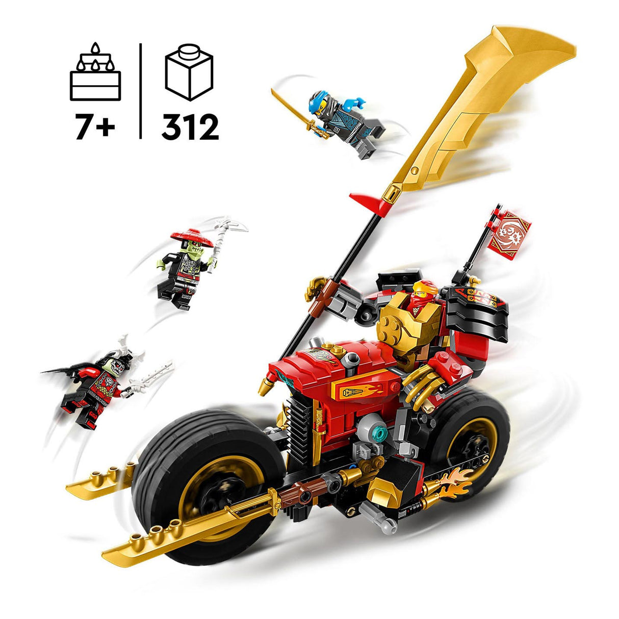 LEGO LEGO NINJAGO 71783 Kai's Mech Rider Evo