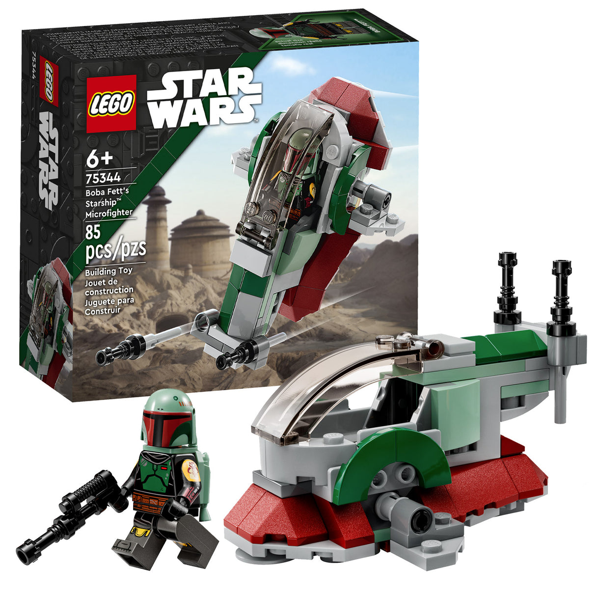 LEGO LEGO STAR WARS 75344 BOBA FETTS STAR STAR SOMMENT MICROFIGHTER