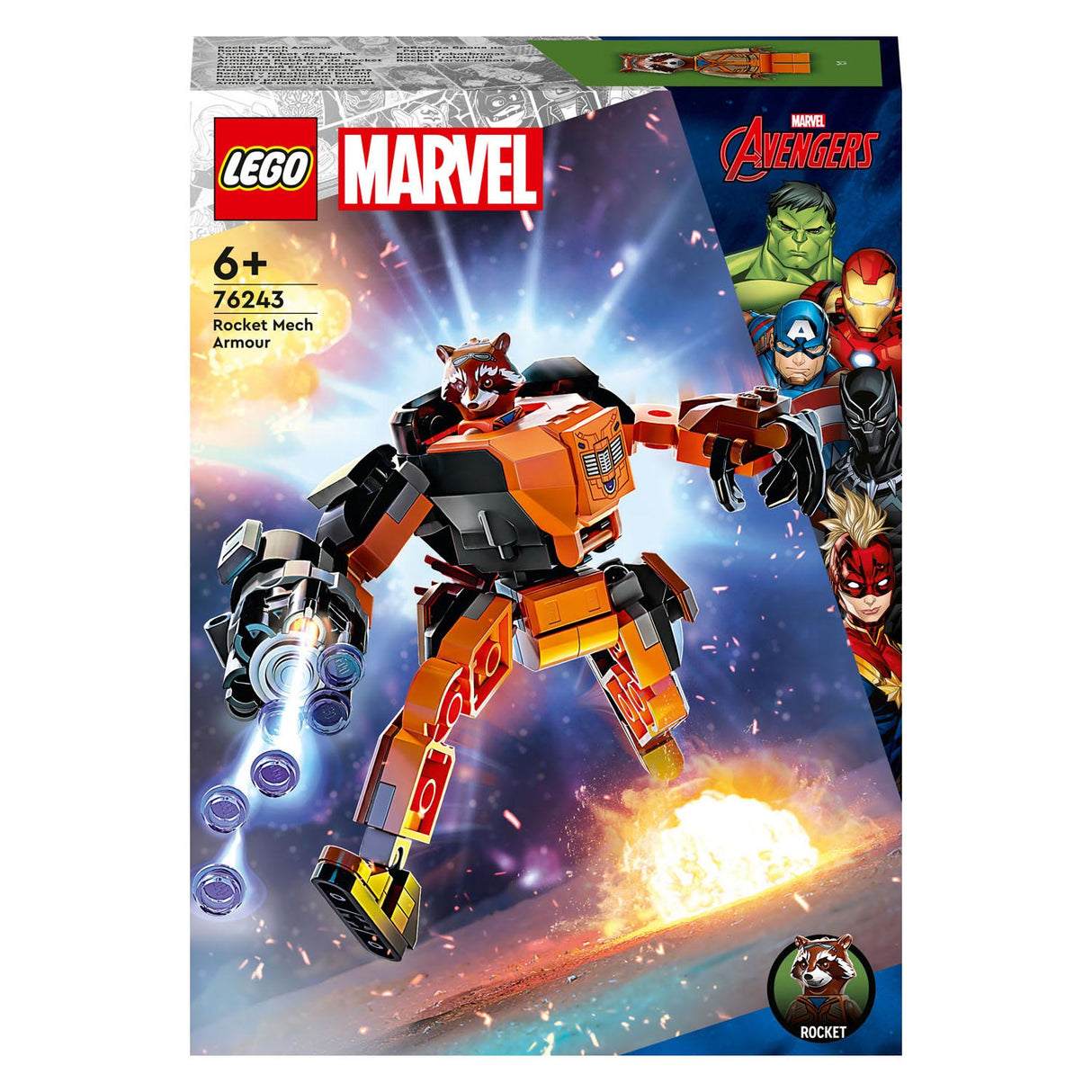 Lego Lego Avengers 76243 Rocket Mechanpantser