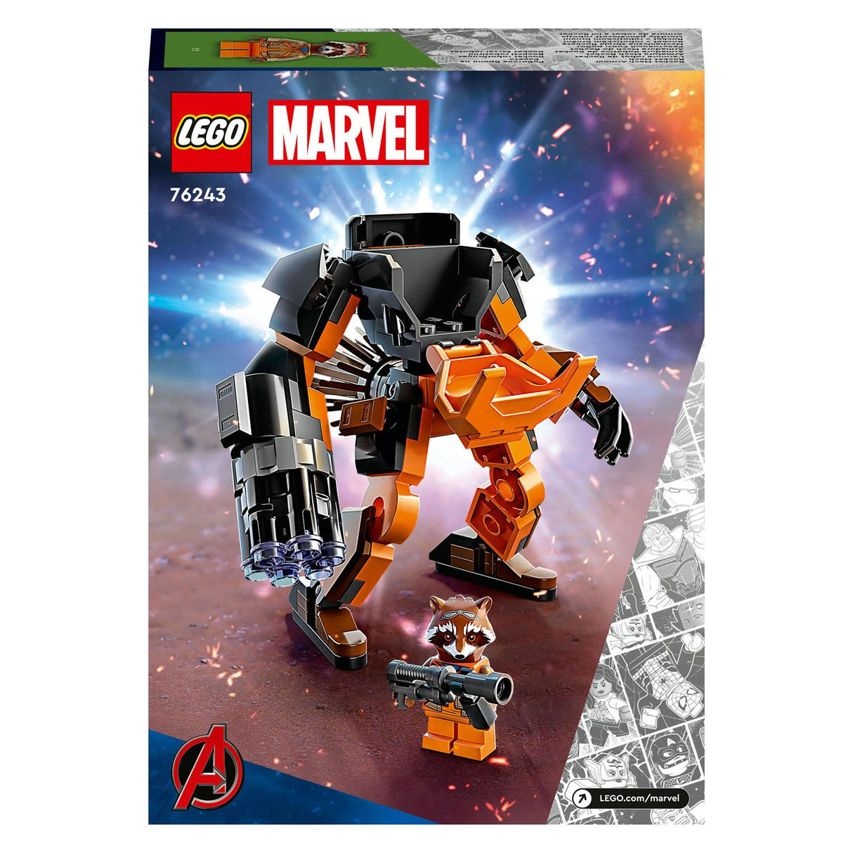 Lego Lego Avengers 76243 Rocket Mechanpantser