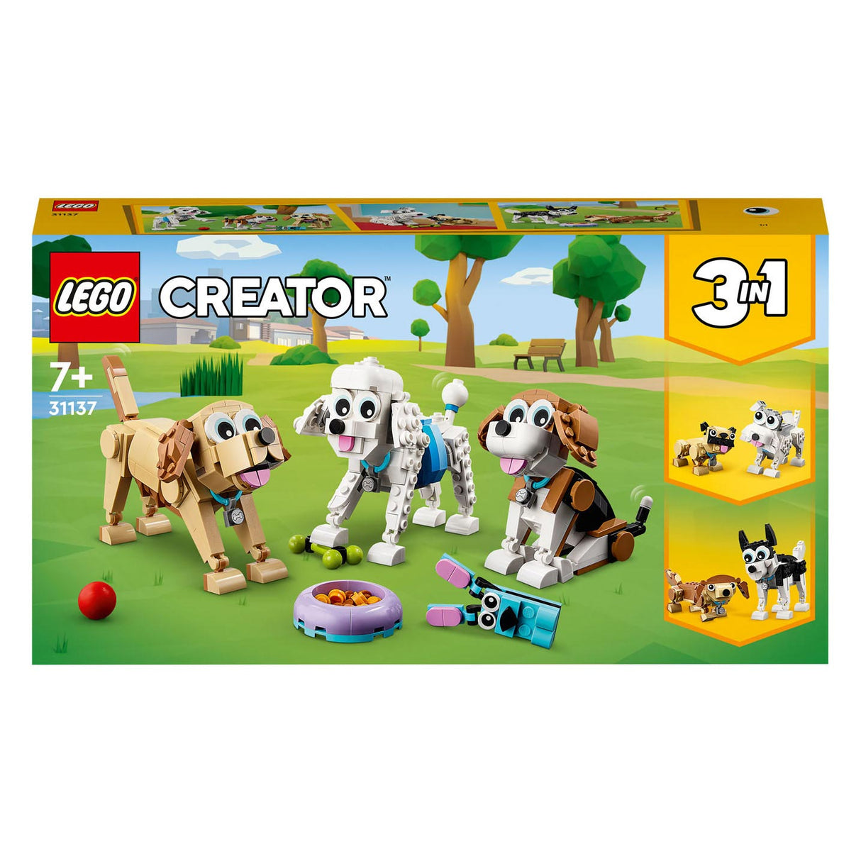 Lego lego creator 31137 schattige honden