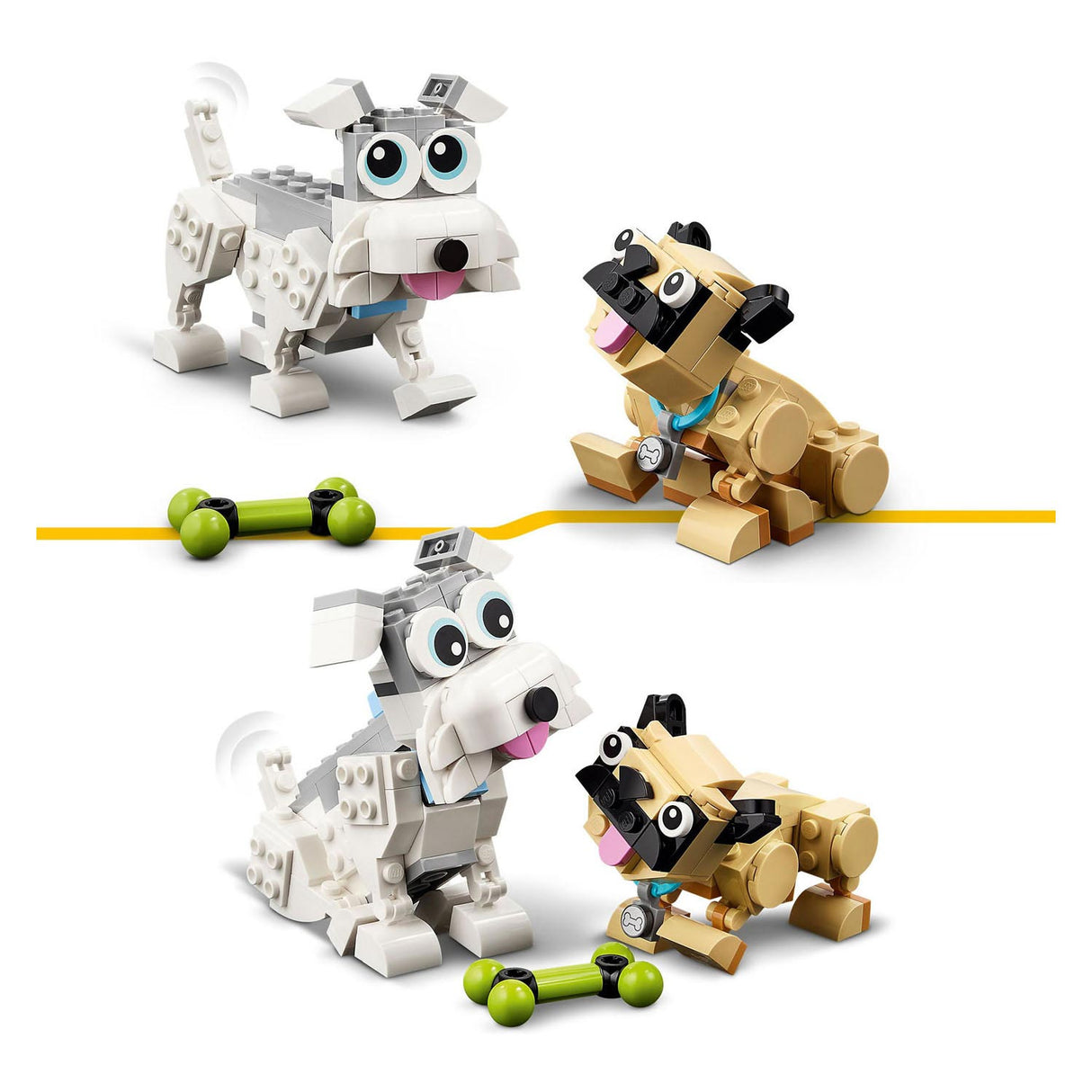 Lego Creator 31137 süße Hunde