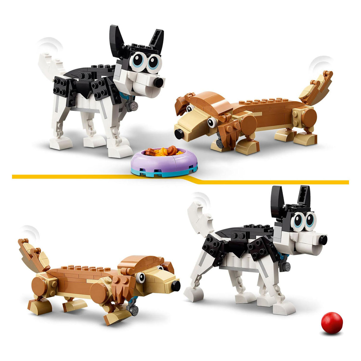 Lego Creator 31137 süße Hunde