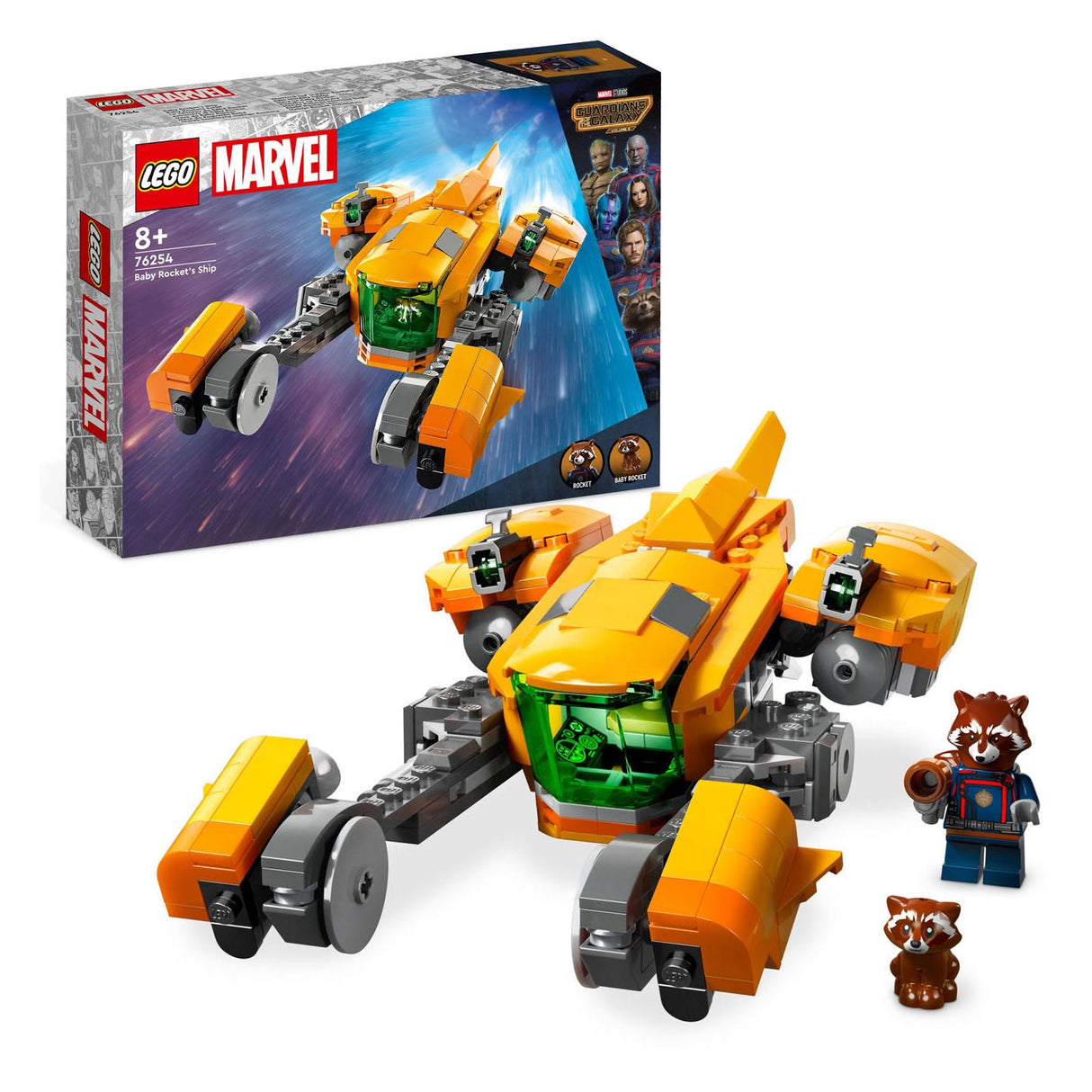 Lego super heroes 76254 het schip van baby rocket