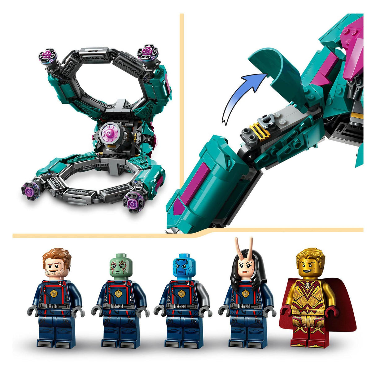 LEGO LEGO Super Heroes 76255 Le nouveau navire des gardiens