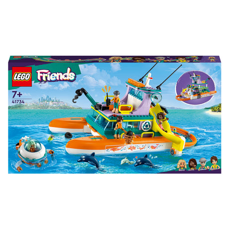 Lego Friends – Bauspielzeug Seenotrettungsboot (41734)