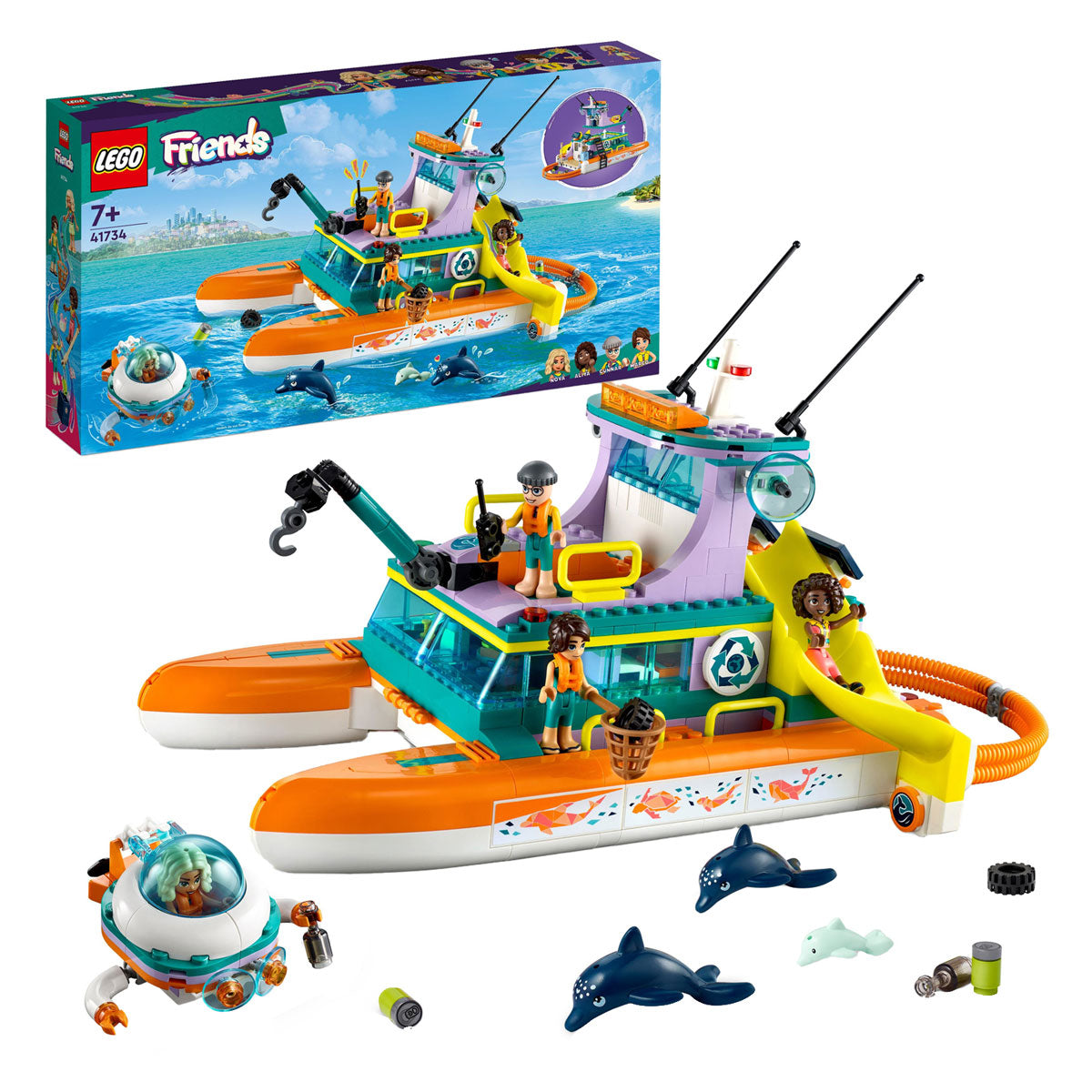 Lego LEGO Friends 41734 Reddingsboot op Zee