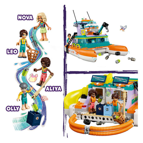 Lego Friends – Bauspielzeug Seenotrettungsboot (41734)
