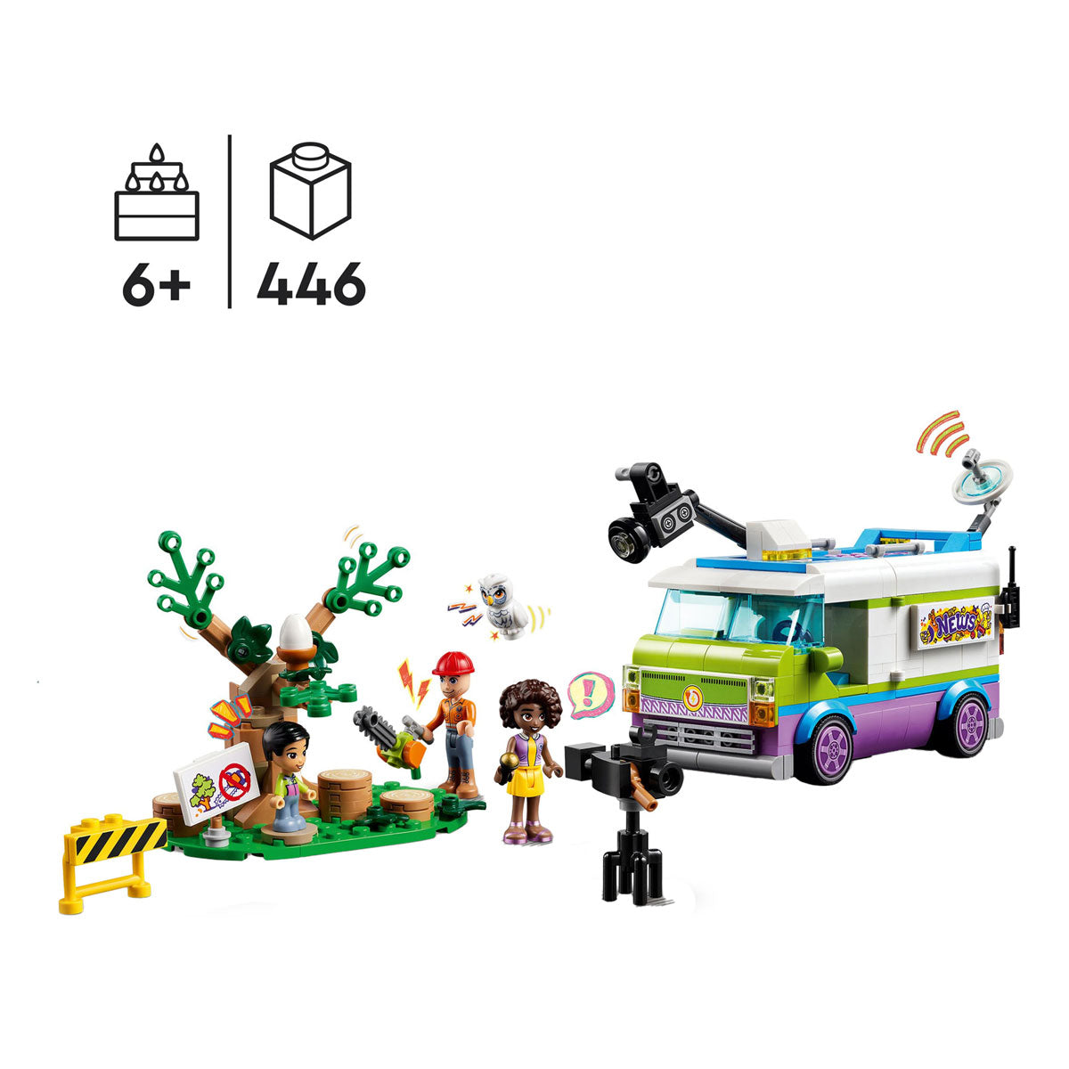 Lego lego friends 41749 nieuwsbusje