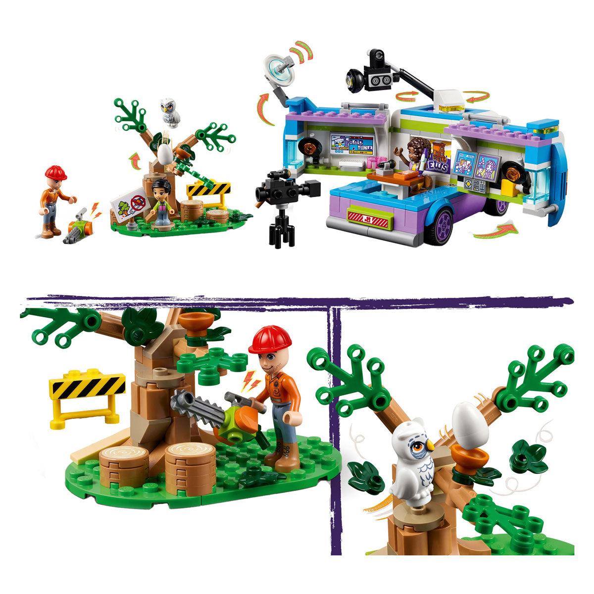 Lego lego friends 41749 nieuwsbusje