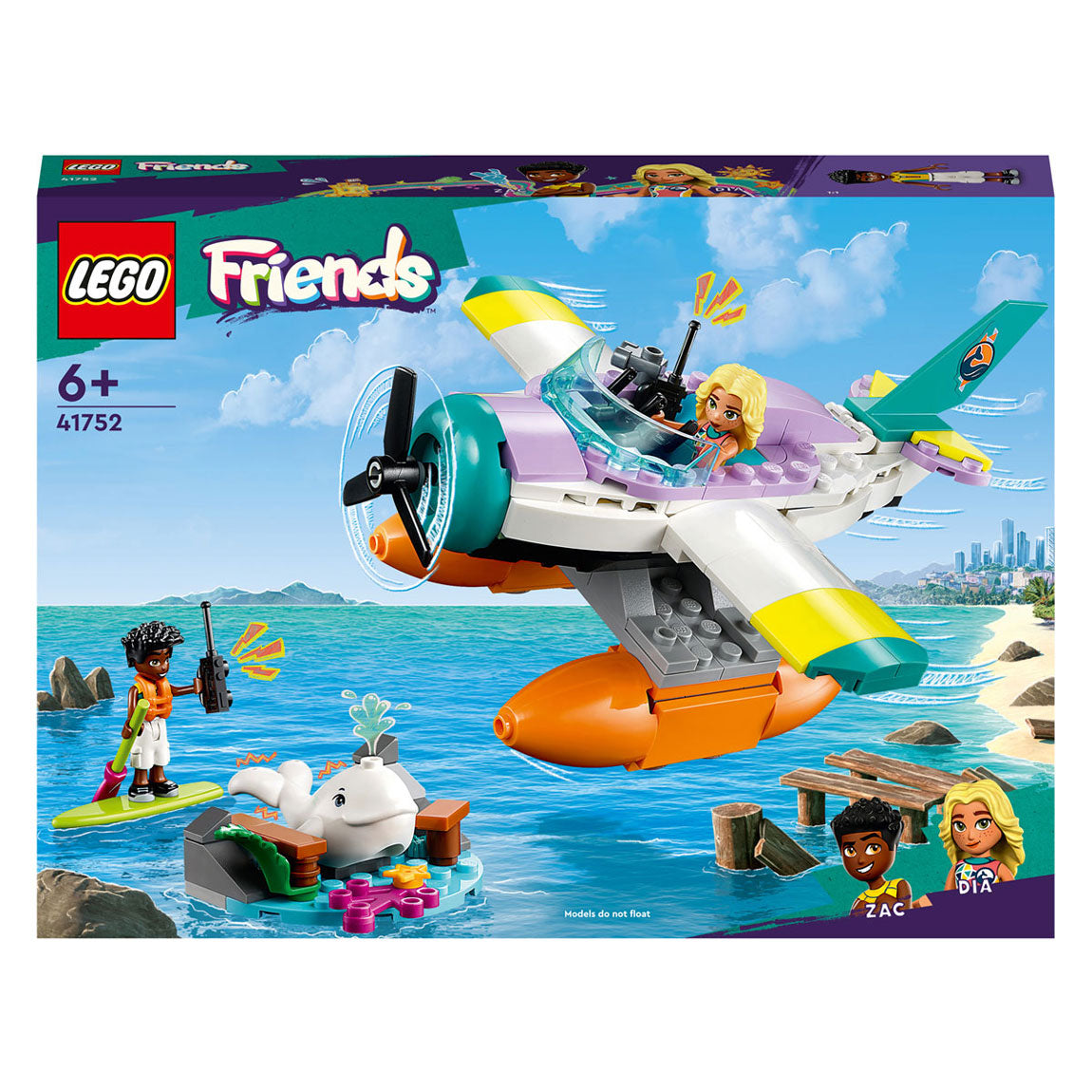 Lego lego friends 41752 reddingsvliegtuig op zee