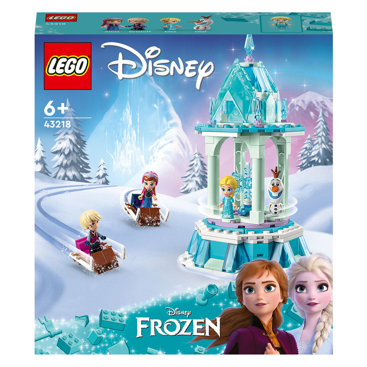 LEGO LEGO Princess 43218 Den magiske Merry -Go -Round of Anna og Elsa