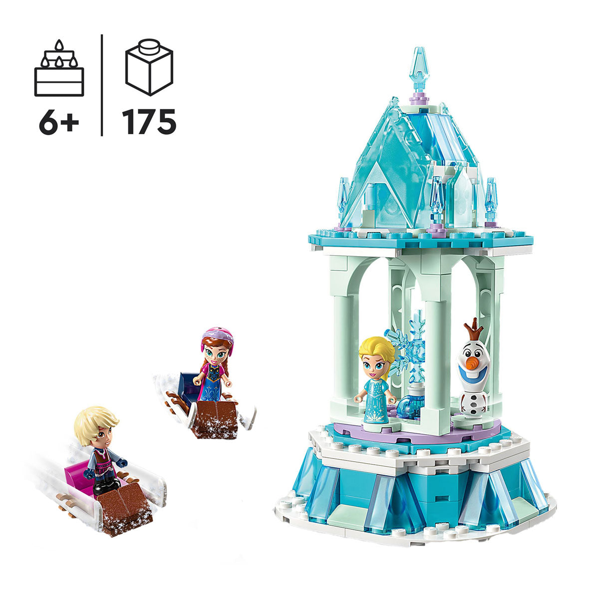 LEGO LEGO Princess 43218 Den magiske Merry -Go -Round of Anna og Elsa