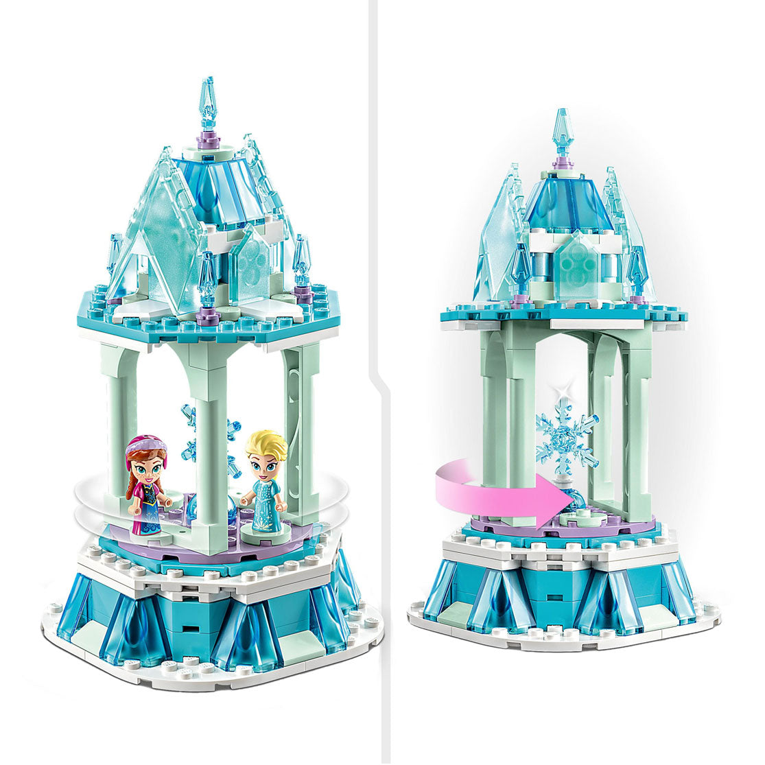 Lego Lego Princess 43218 The magical merry -go -round of Anna and Elsa