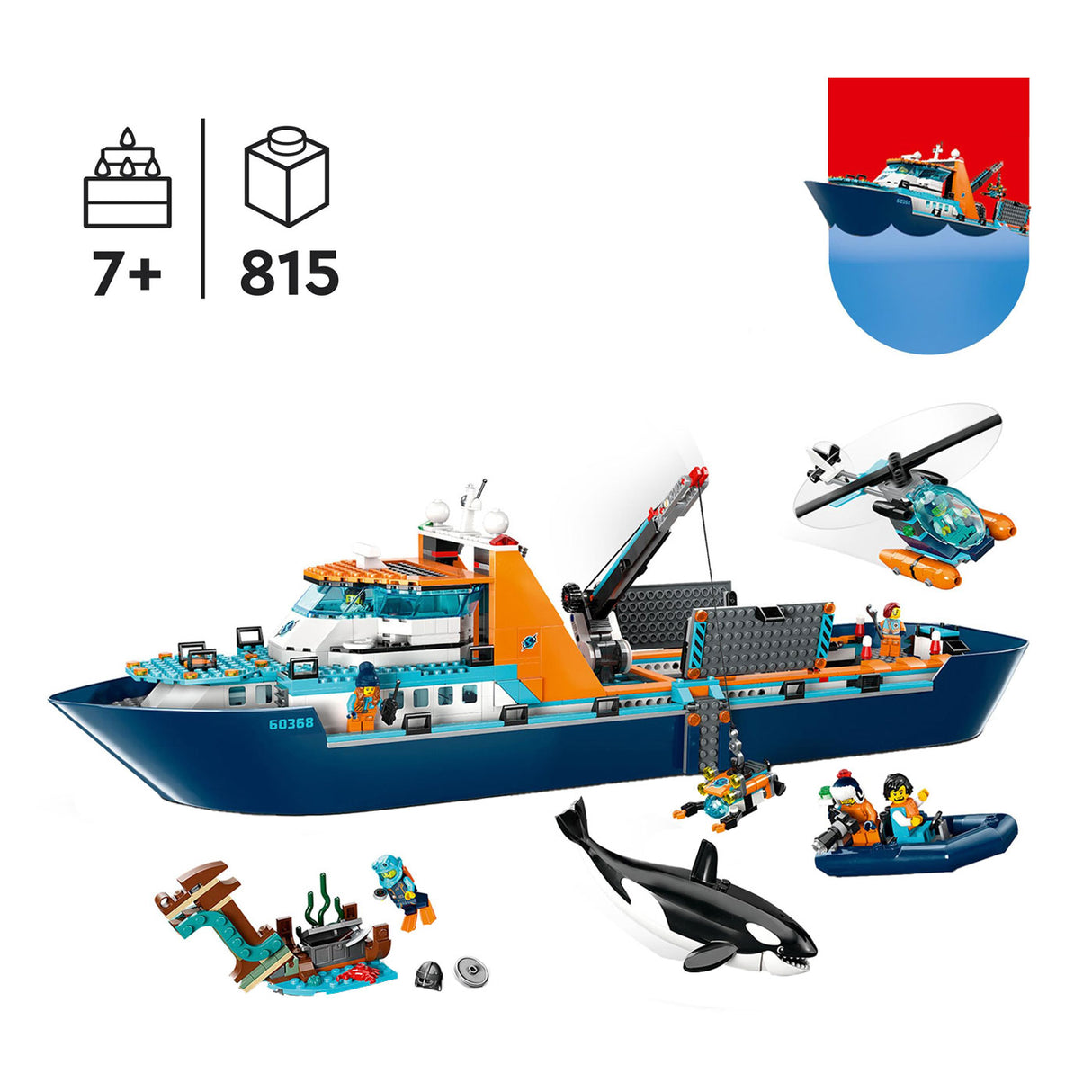 Lego Lego City 60368 Polar Fuerschungsschëff