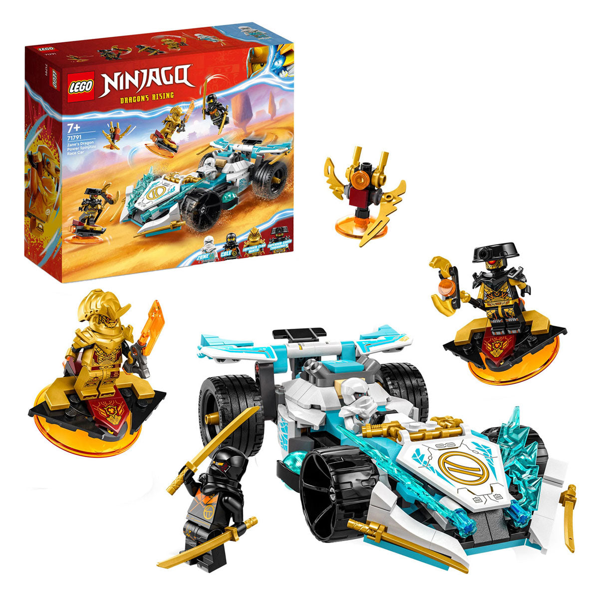 Lego LEGO Ninjago 71791 Zane’s Drakenkracht Spinjitzu Racewagen