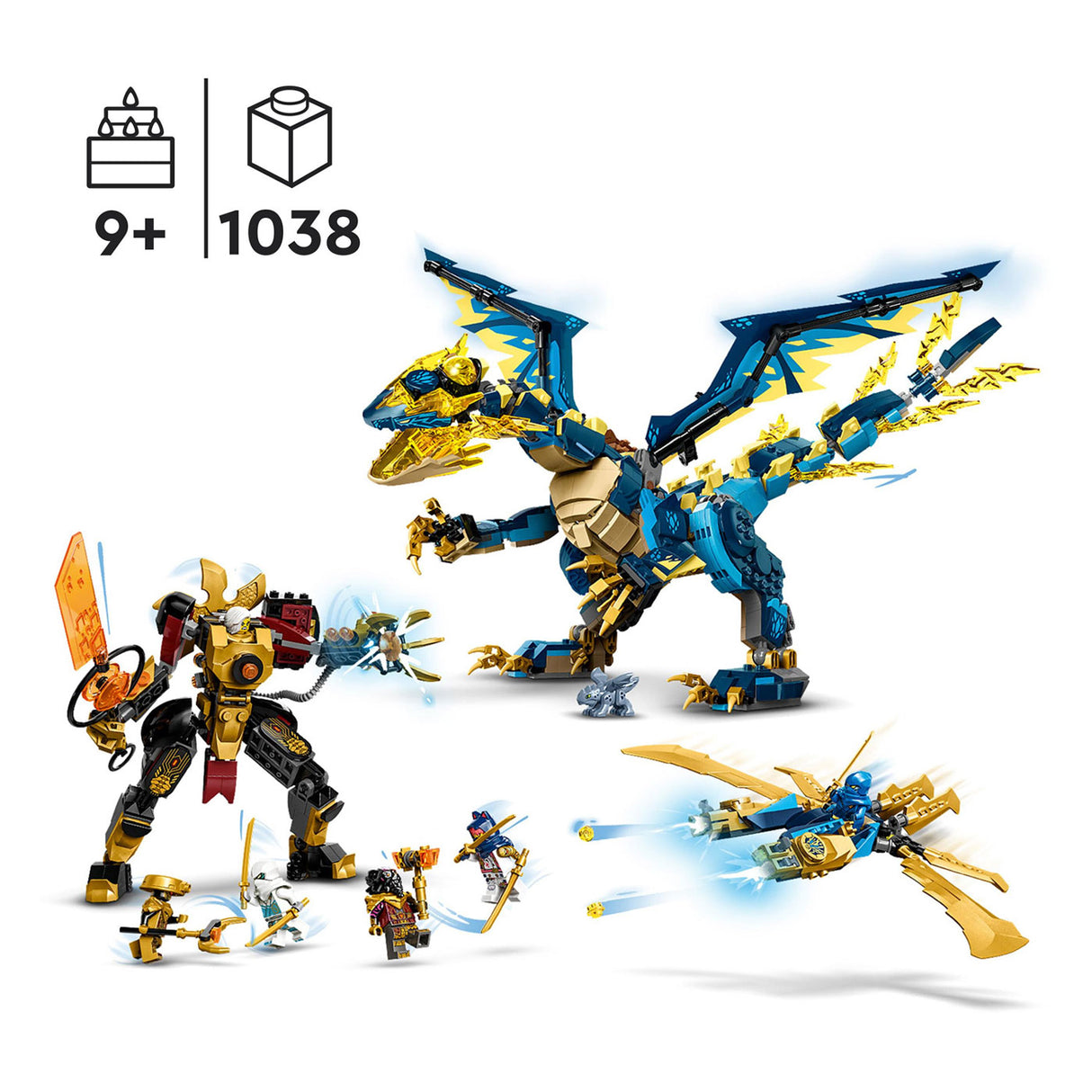 Lego LEGO Ninjago 71796 Elementdraak Vs. De Mecha van de Keizerin