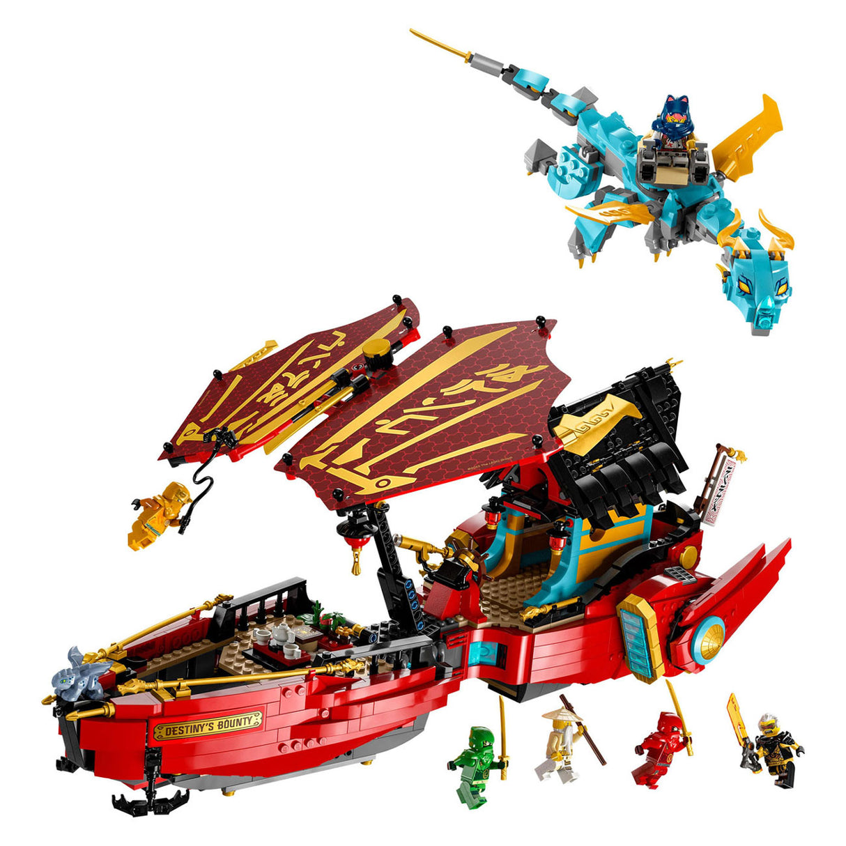 Lego LEGO Ninjago 71797 Destiny's Bounty - Race Tegen De Klok