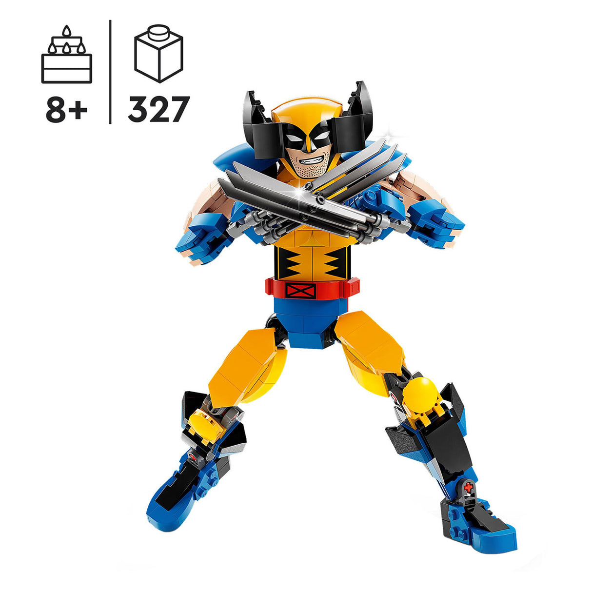 Lego Marvel – Wolverine Baufigur Konstruktionsspielzeug (76257)