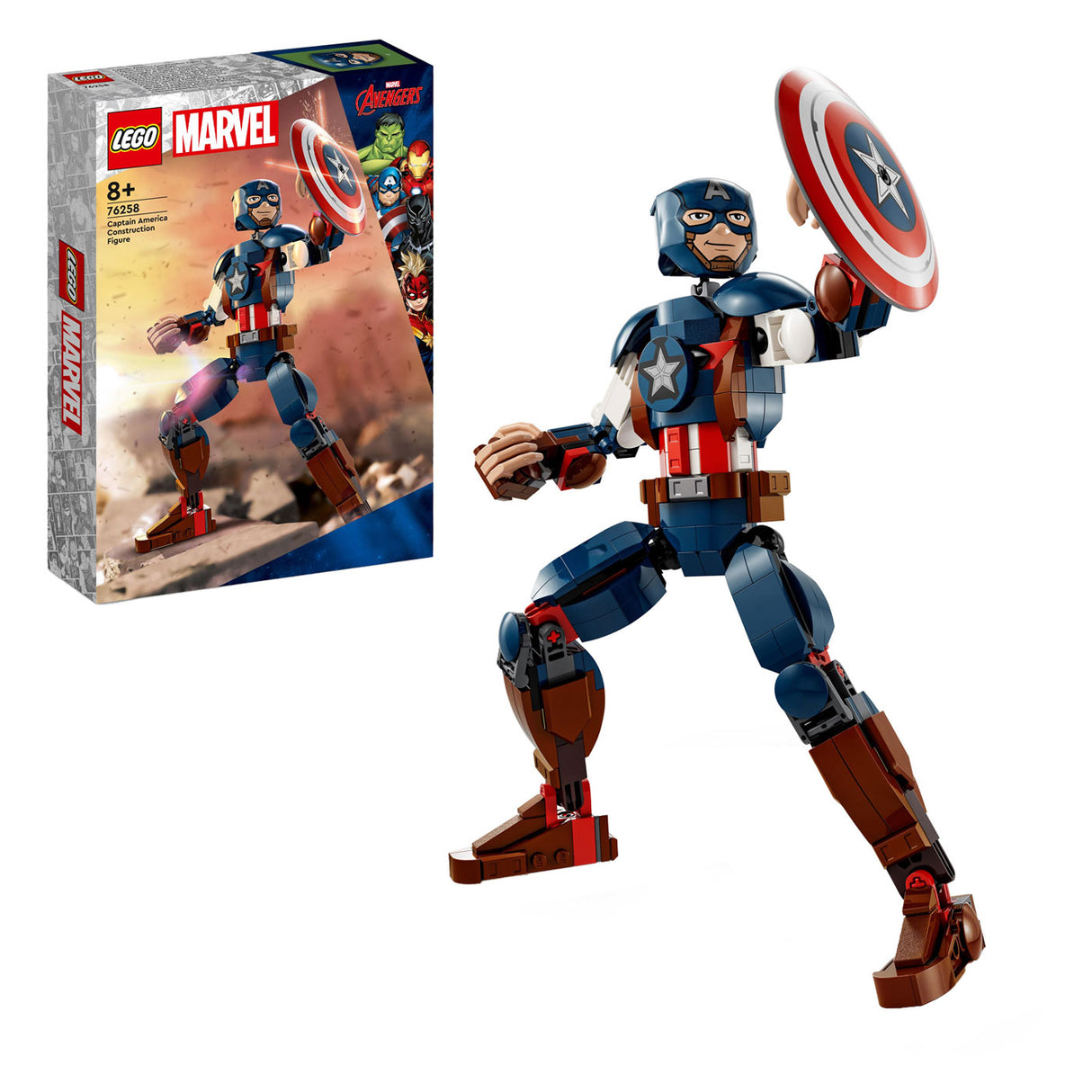 LEGO LEGO Super Heroes 76258 Captain America Construction Figure Construction