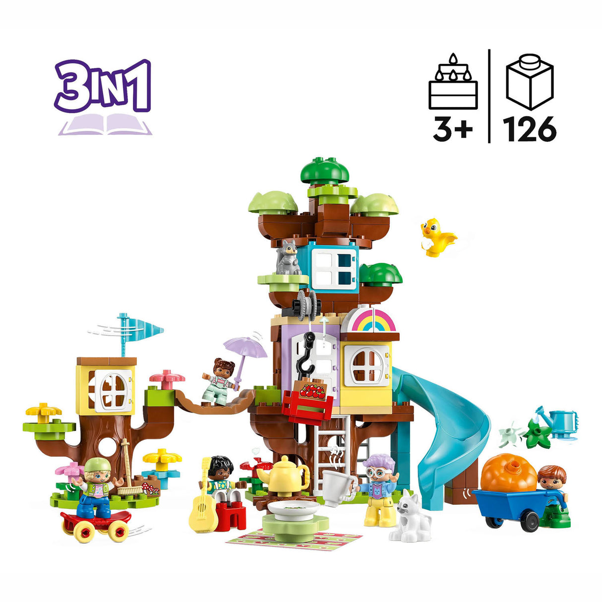 Lego Duplo 3-in-1-Baumhaus-Spielzeugset für Kleinkinder – 10993