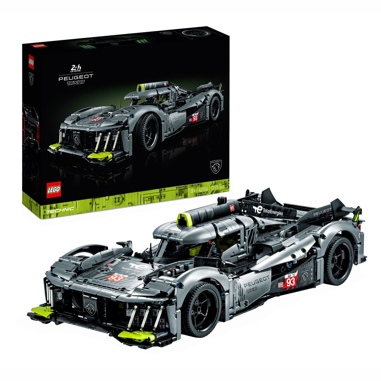 Lego Lego Technic 42156 9x8 24 Le Mans Hybrid Hypercar Auto