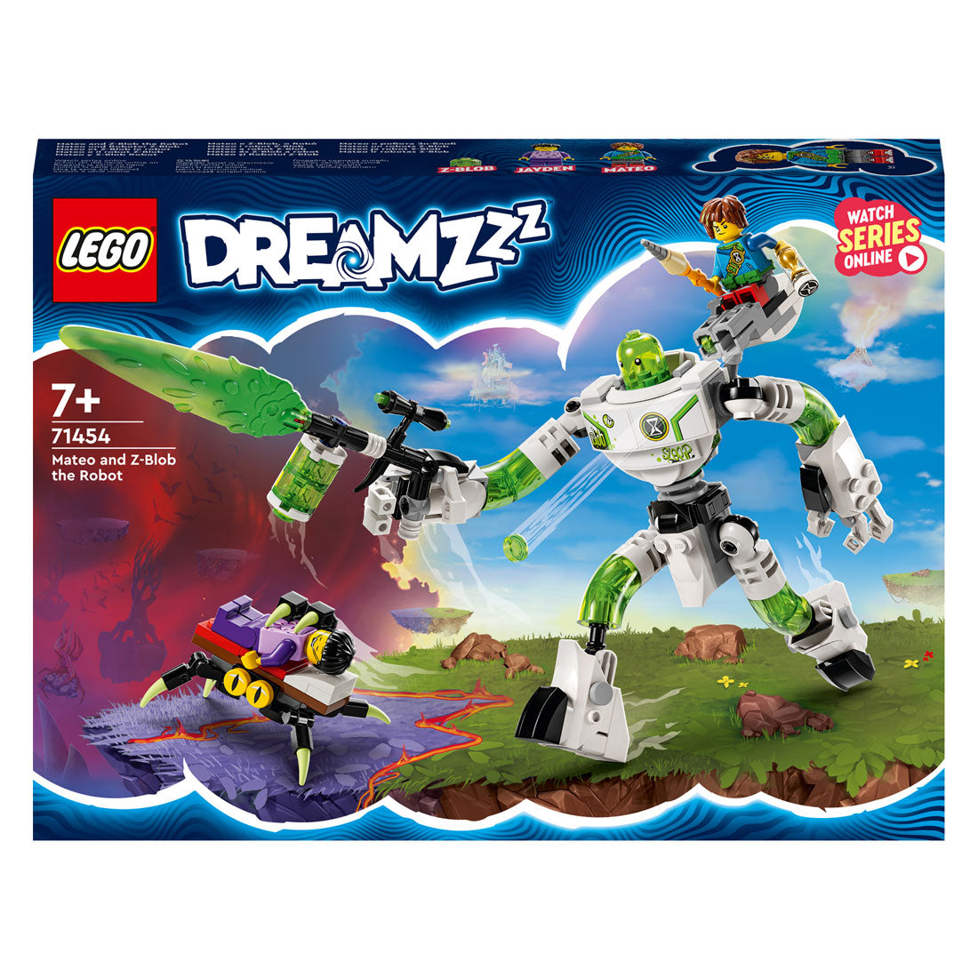 LEGO LEGO Dreamzzz 71454 Mateo og Z-Blob de Robot