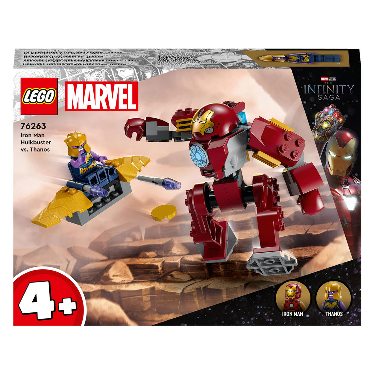 LEGO LEGO Super Heroes 76263 Iron Man Hulkbuster Vs.Thanos