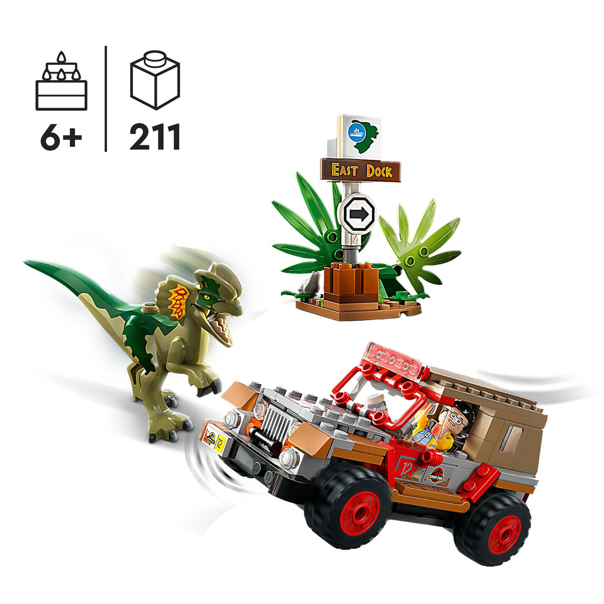 Lego Lego Jurassic Park 76958 Dilophosaurus bakhold