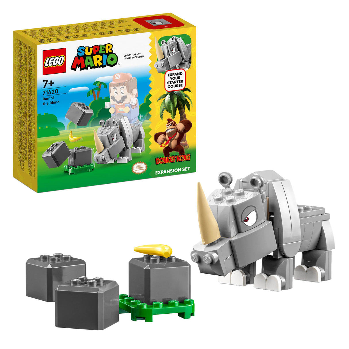 LEGO LEGO Super Mario 71420 Expansion set: Rambi de rhino